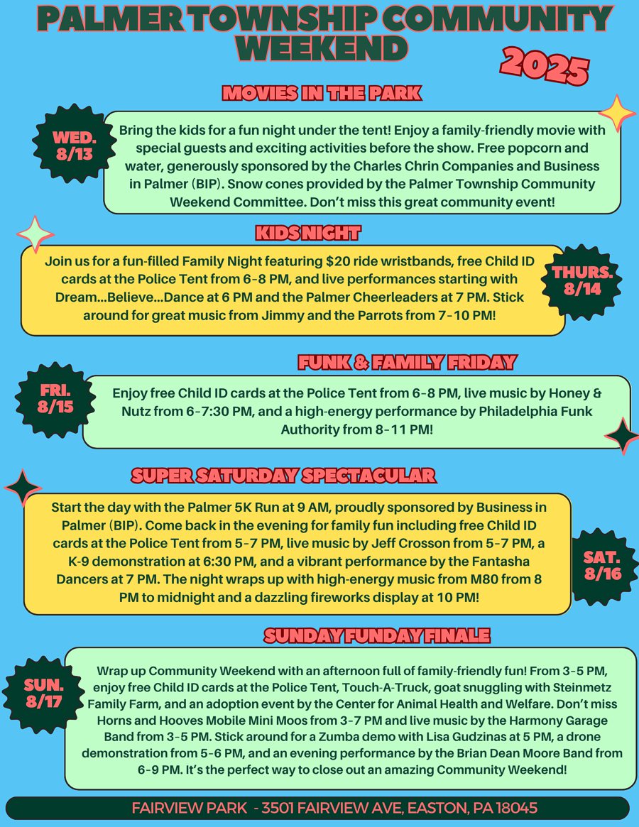 Palmer Community Weekend