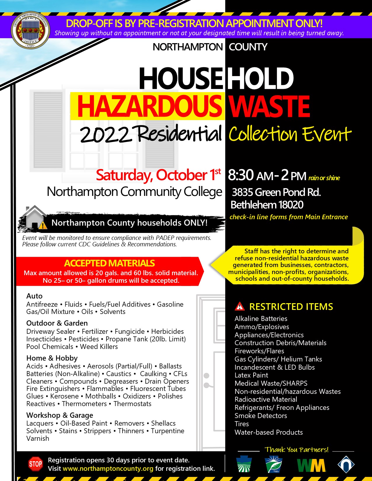 Household Hazardous Waste Flyer